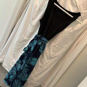 Simple short sleeve sun dress